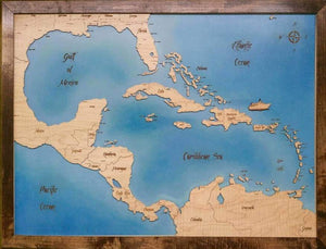 The Caribbean Sea!
