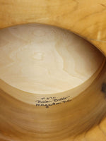 Poplar Cowboy Hat - Rare Wood Turned Men's Headwear #370