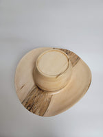 Maple Outback Hat - Rare Wood Turned Men's Headwear #403