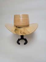 Maple Outback Hat - Rare Wood Turned Men's Headwear #406