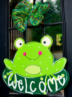 Frog Sitting on Lily Pad