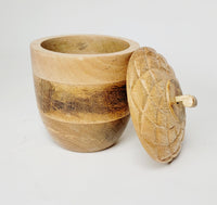 Nutmeg Shaped Storage Jar