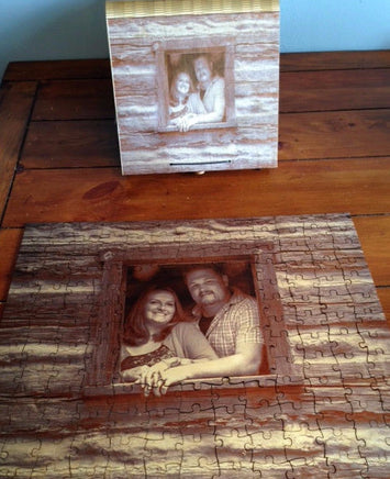 Photo Puzzle Memory Box Guest Book