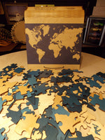 World Map Guest Book w/ Box